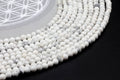 Perles Howlite 6mm ( lot de 10 )
