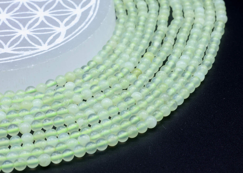Perles Jade Verte 6mm ( lot de 10 )