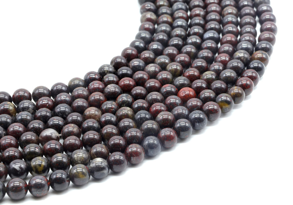 Perles Jaspe Arc-en-Ciel 6mm ( lot de 10 )