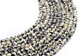 Perles Jaspe Dalmatien 6mm ( lot de 10 )