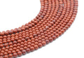 Perles Jaspe Rouge 6mm ( lot de 10 )
