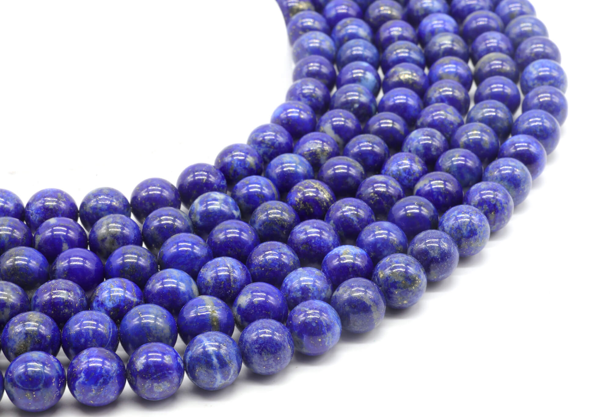Perles Lapis Lazuli 'AA' 6mm ( lot de 10 )