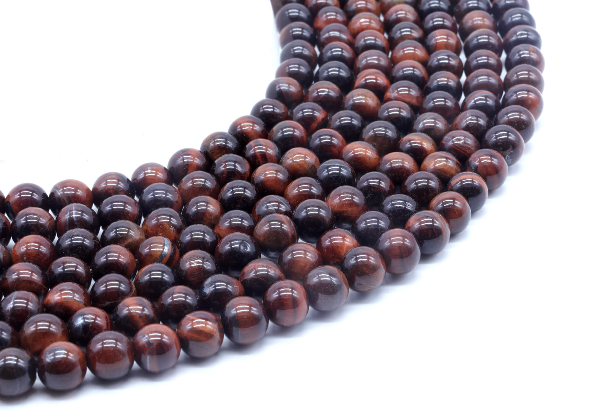 Perles Oeil de Taureau 6mm ( lot de 10 )