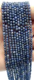 Perles facettées Rubis Saphir 3mm ( lot de 10 )