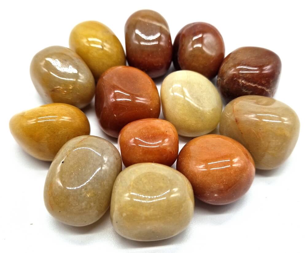 Aventurine Orange 'AB' roulée