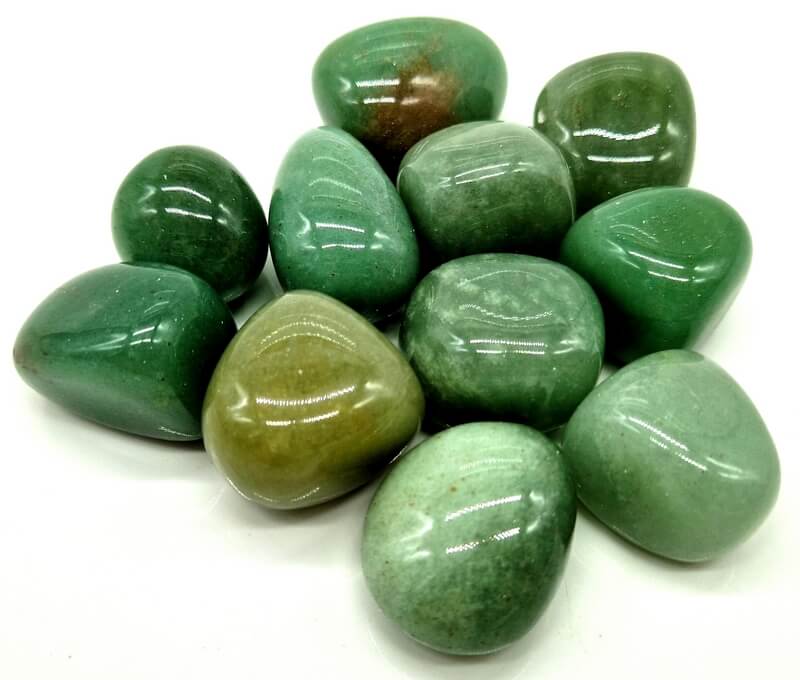 Aventurine Verte 'A' roulée