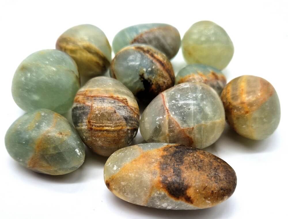 Calcite Bleue 'AB' roulée