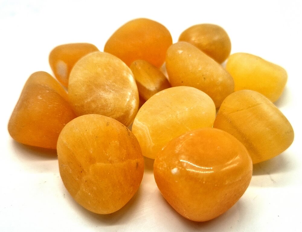 Calcite Orange 'AB' roulée