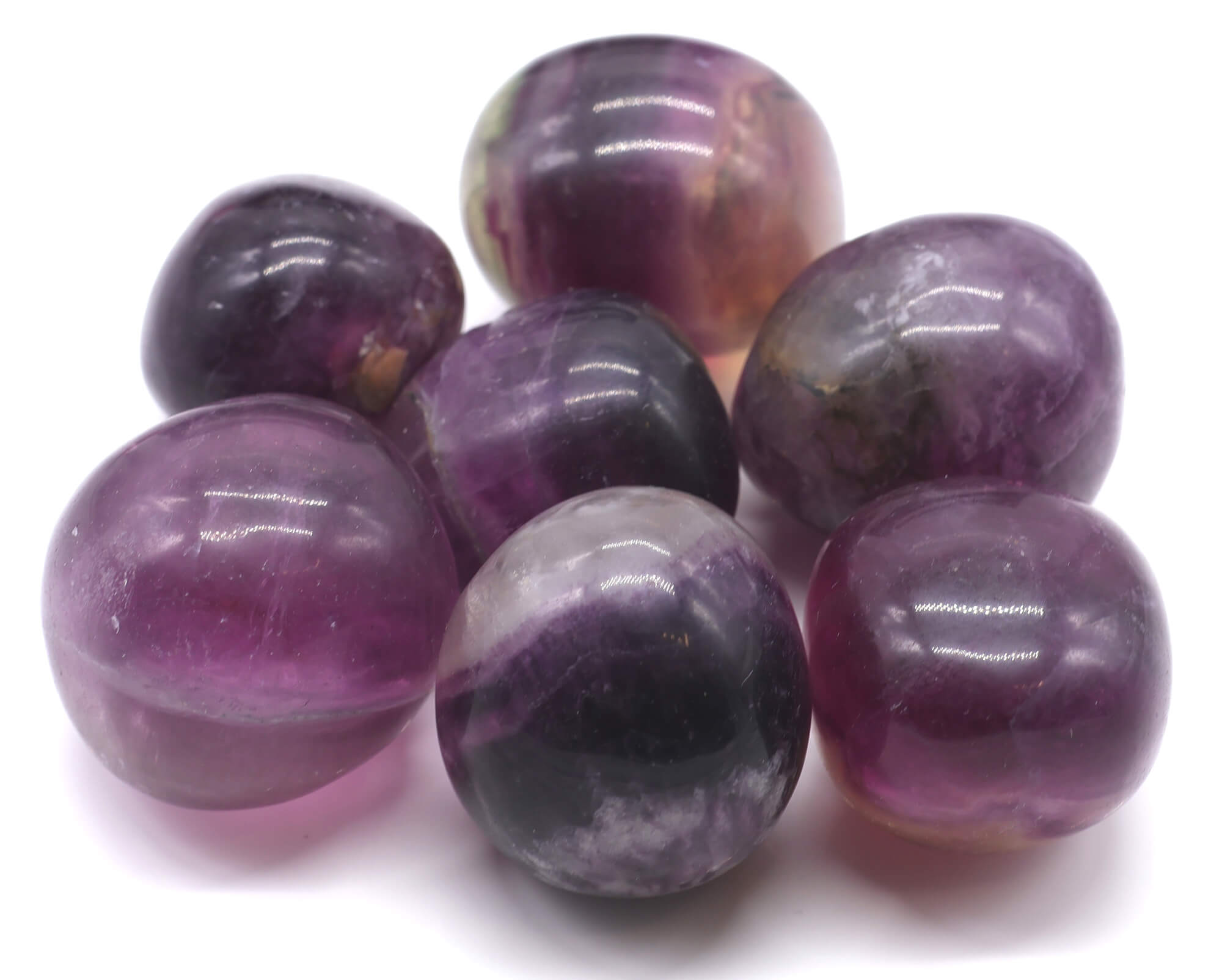 Fluorite Violette 'A' roulée