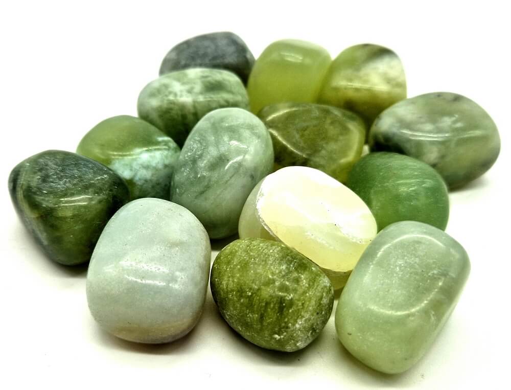 Jade Verte 'AB' roulée