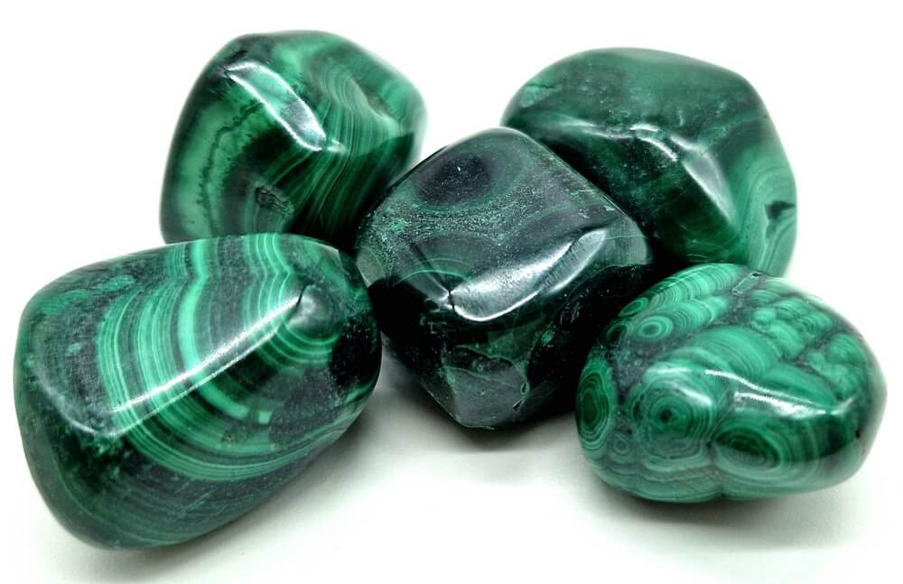 Malachite 'A' roulée