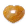Petit Coeur en Quartz hématoïde jaune