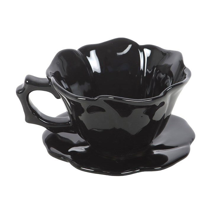 Tasse et soucoupe « Rose noire »