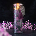Bougie tubulaire parfumée à l’opium de romance sombre