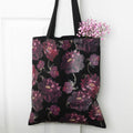 Sac fourre-tout à imprimé floral « Dark Romance »