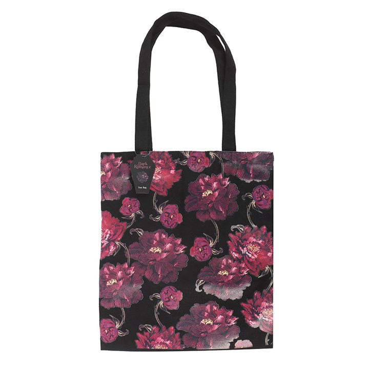 Sac fourre-tout à imprimé floral « Dark Romance »