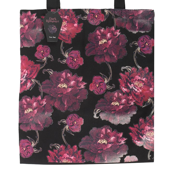 Sac fourre-tout à imprimé floral « Dark Romance »