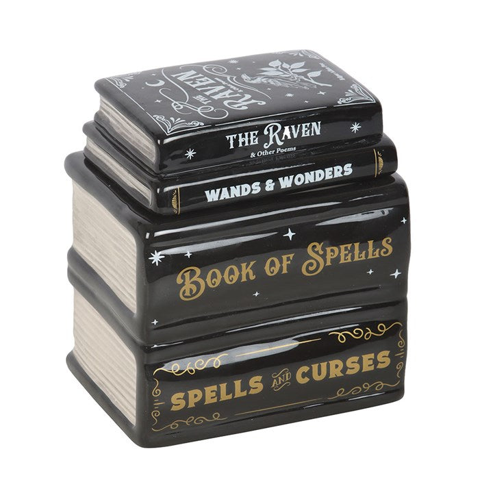 Brûleur d'huile et chauffe-cire « Livre des sorts »