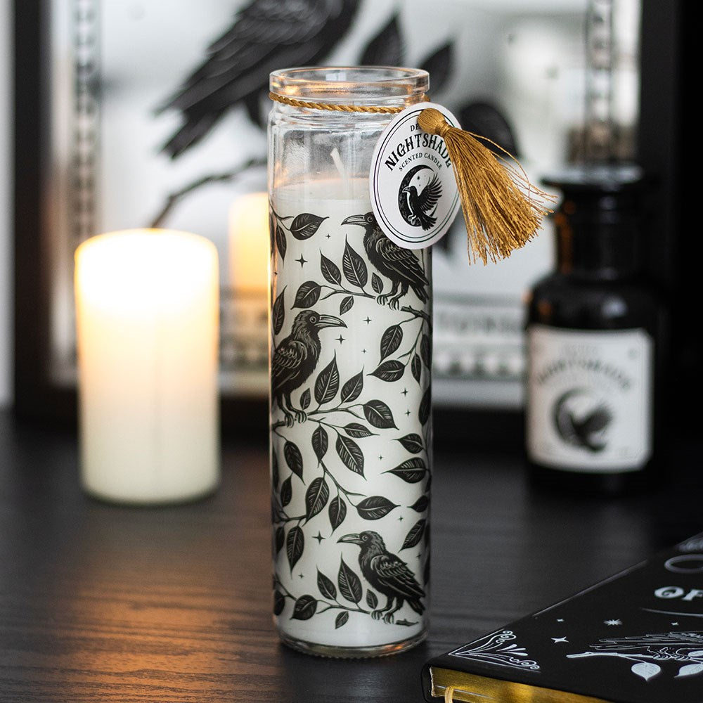 Bougie tubulaire Mystic Raven Deadly Nightshade