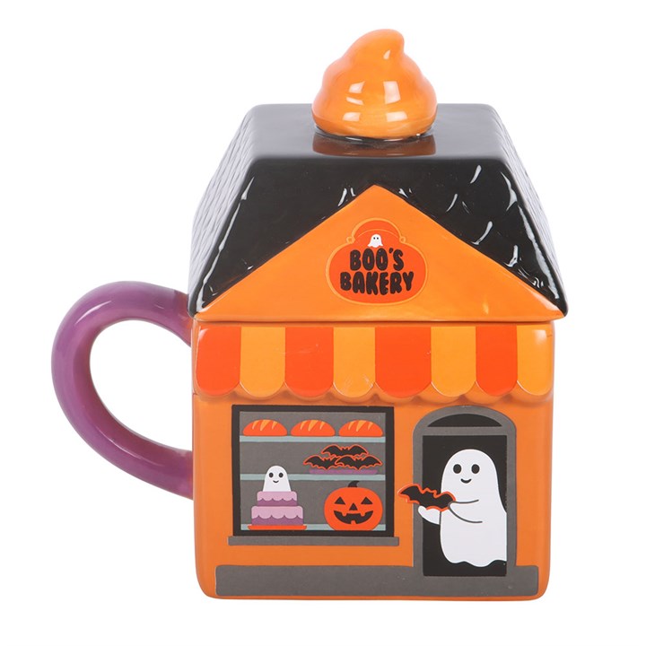 Tasse avec couvercle « Boo's Bakery »