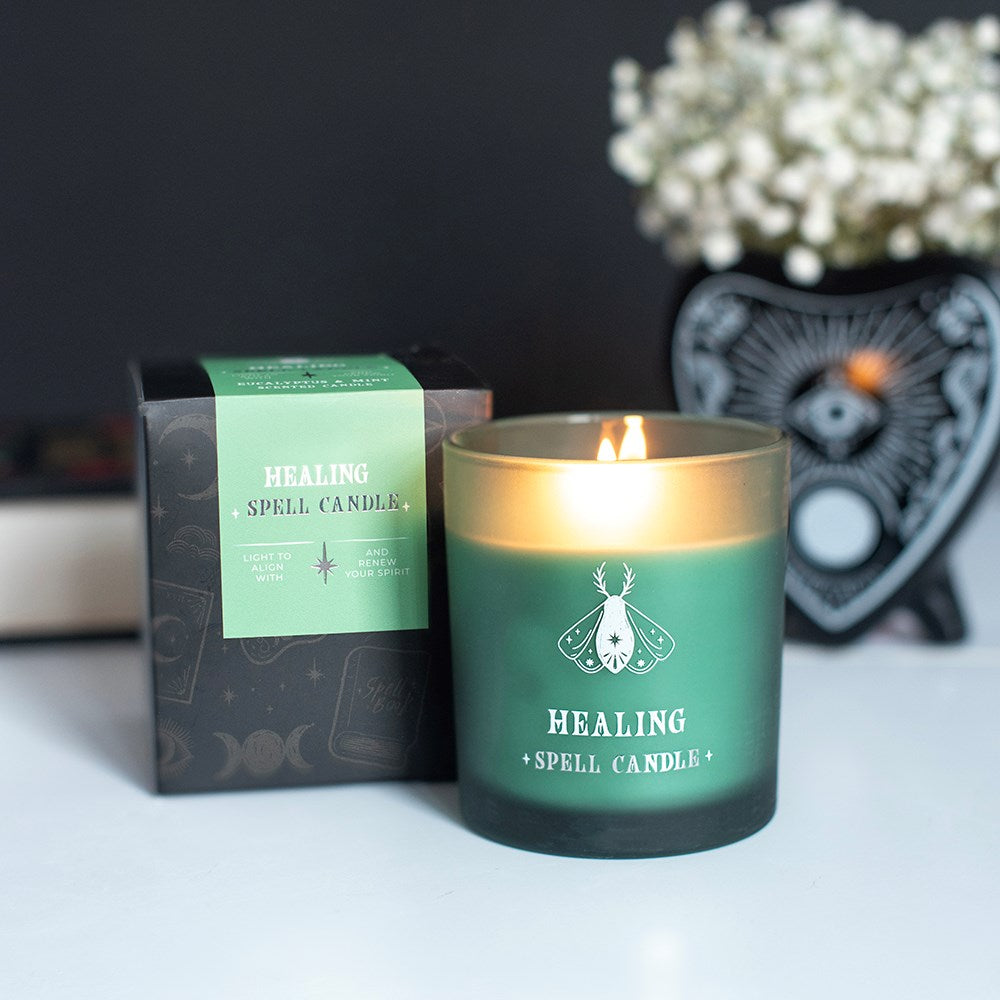 Bougie parfumée à l'eucalyptus et à la menthe « Healing »