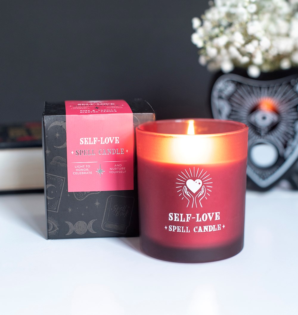 Bougie parfumée à la rose et à la vanille Amour de soi