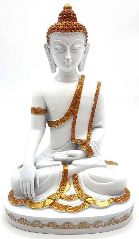 Statue Résine Bouddha Méditation 28cm