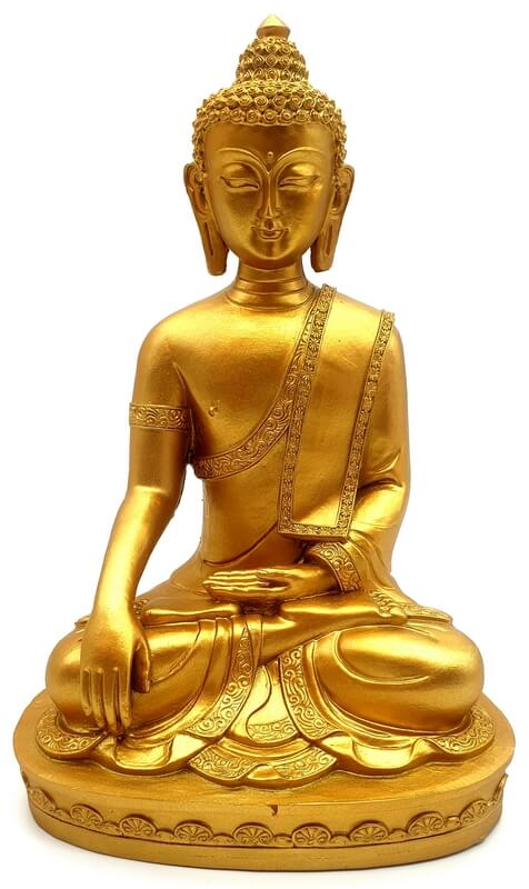 Statue Résine Bouddha Méditation 28cm