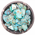 Pierre roulée Turquoise naturelle du Tibet A+ 30 à 50 mm – Apaisement & Expression