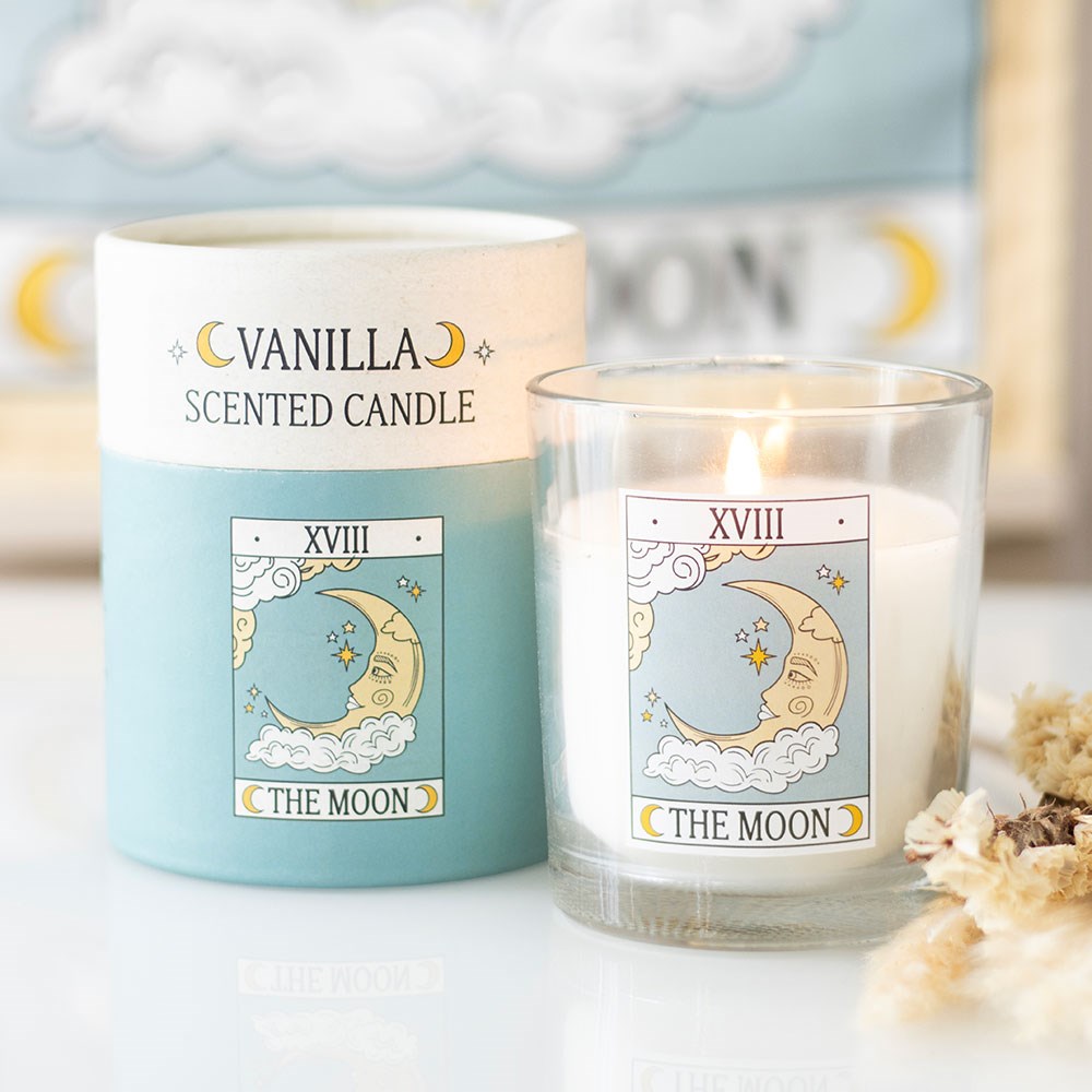 La Bougie Vanille Vintage de Tarot de la Lune