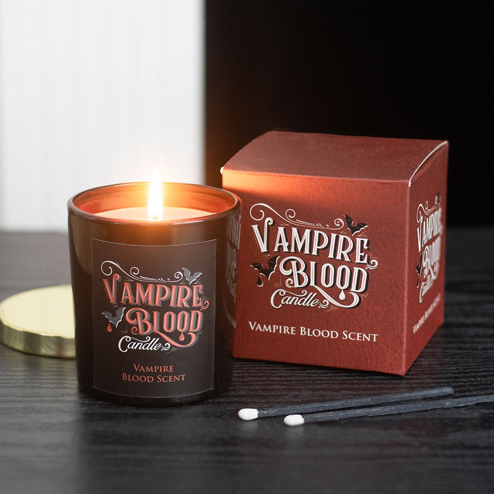 Bougie parfumée au sang de vampire