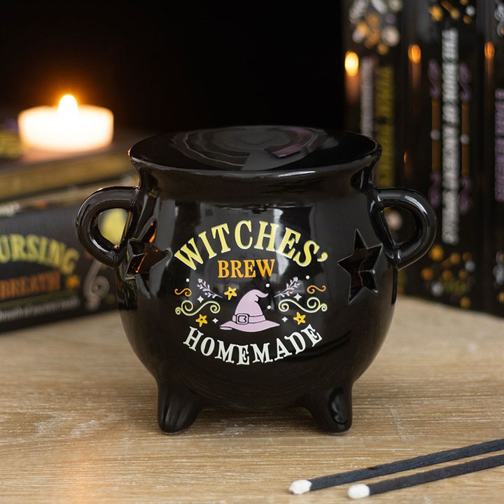 Brûleur d'huile et chauffe-cire « Witches Brew Cauldron »