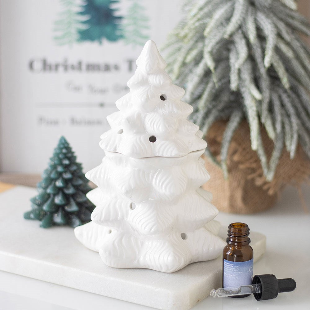 Brûleur à huile pour sapin blanc et chauffe-cire