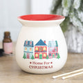 Maison pour le brûleur à huile de Noël et le chauffe-cire