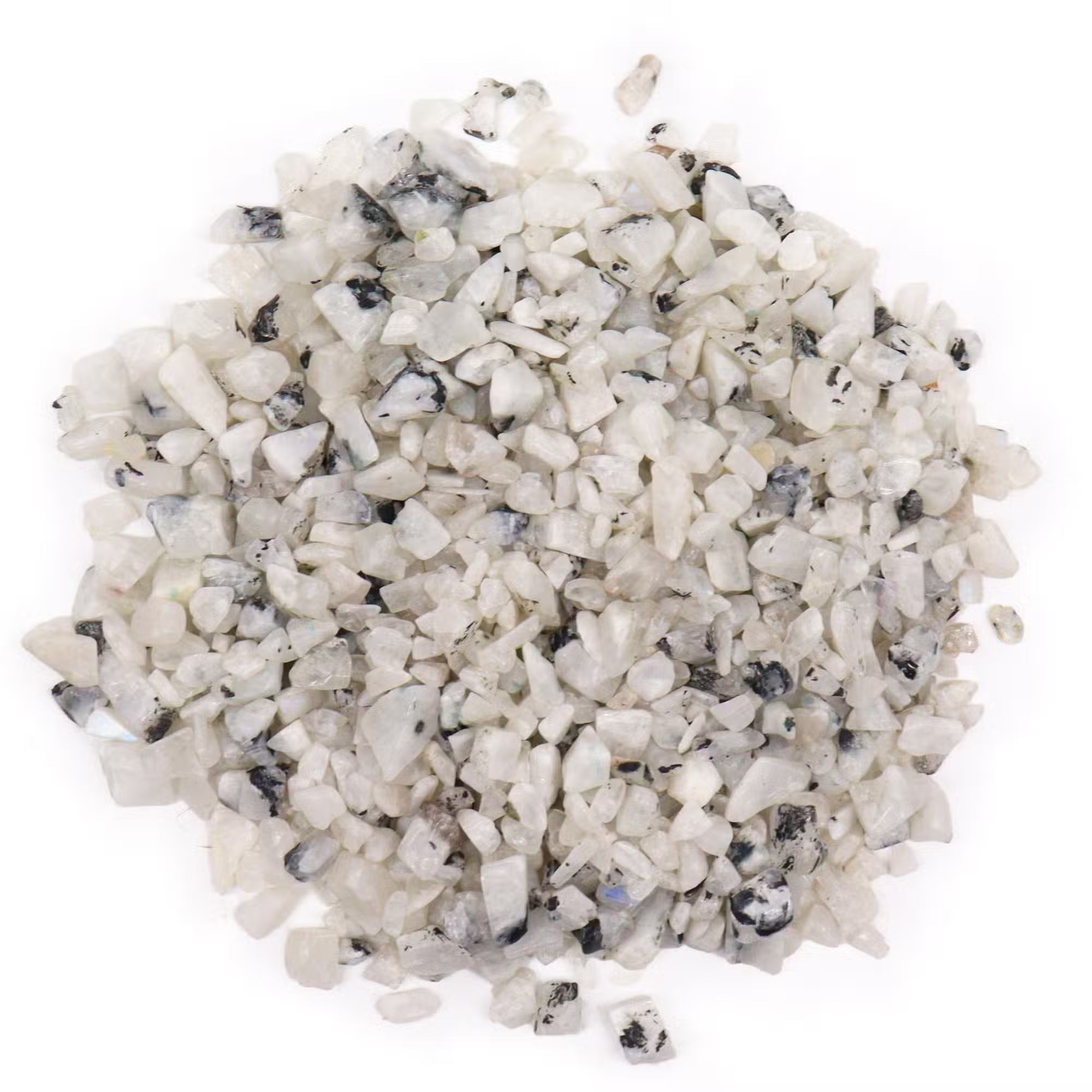 Eclats de pierres précieuses Rainbow Moon Chips en vrac