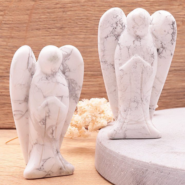 ANGE 75MM HOWLITE BLANCHE A