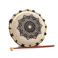 Tambour Chamanique Mandala avec une Baguette - 20cm