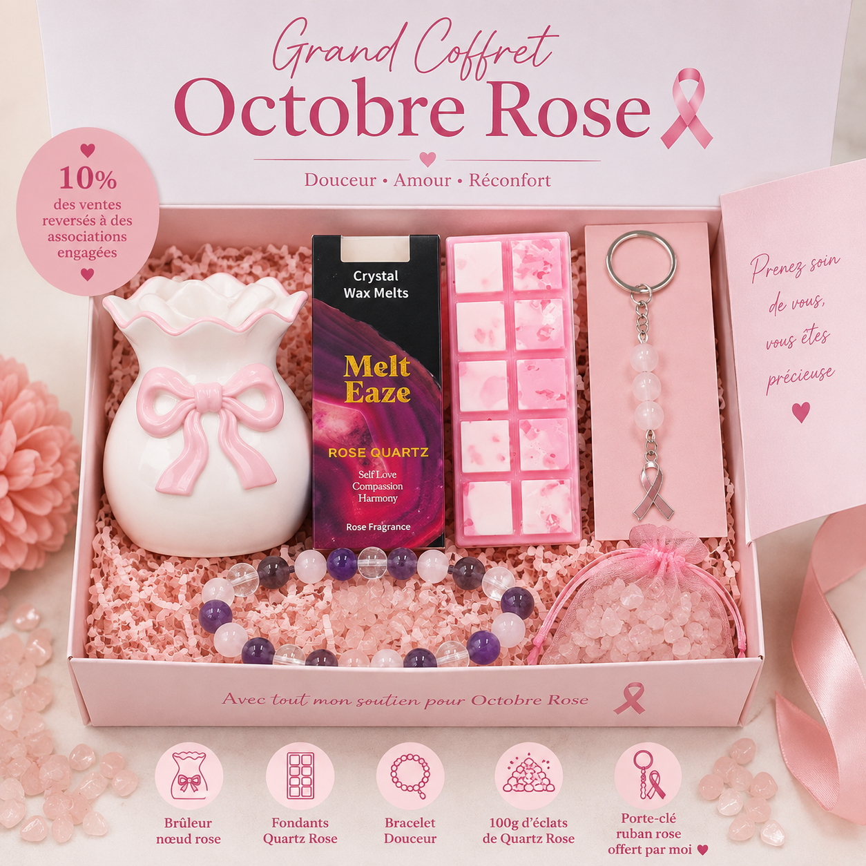 Coffret Octobre Rose – Douceur, Amour & Réconfort