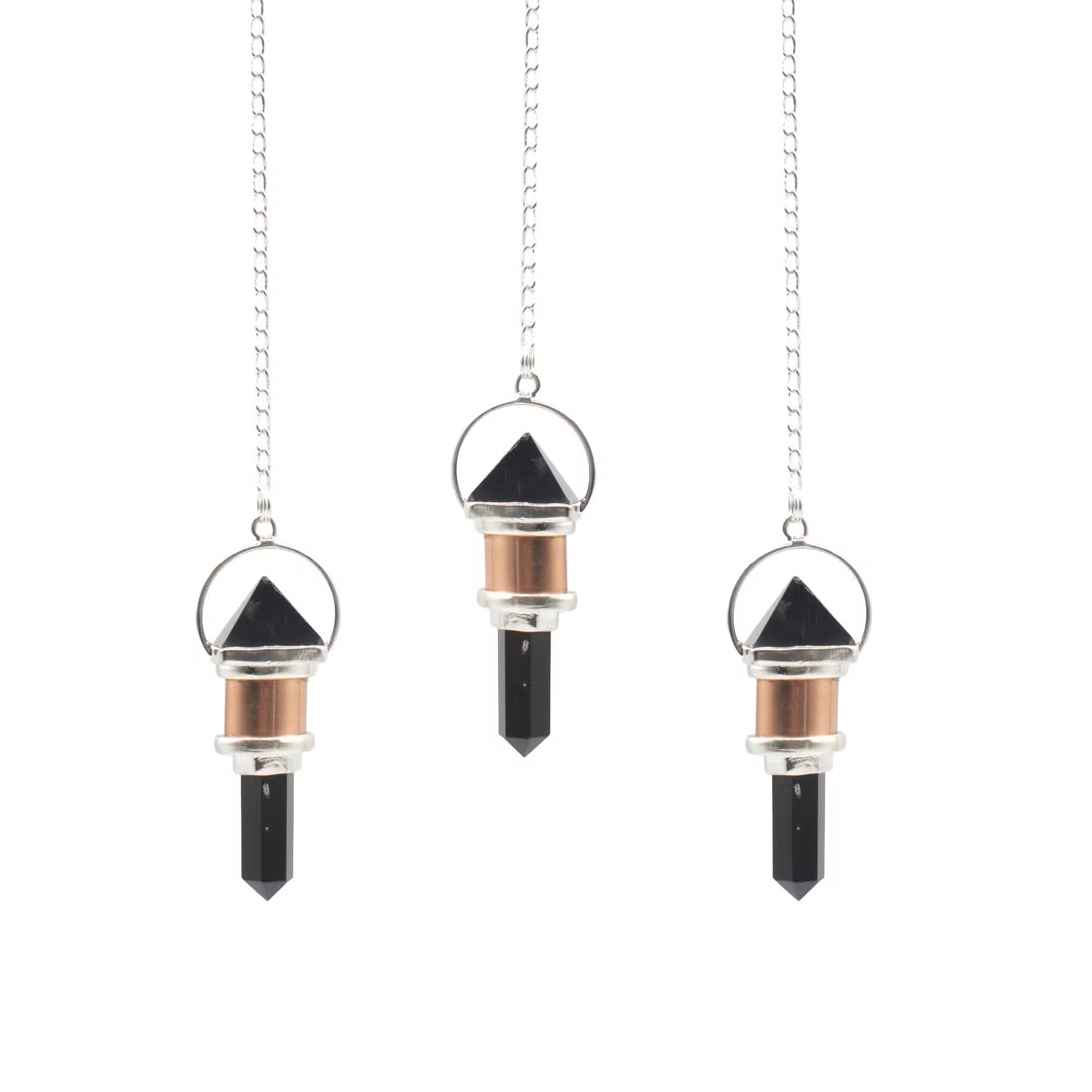 The Night Watcher - Pièce Combinée - Pendule en cuivre - Obsidienne