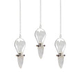 Guide Céleste - Pendule d'ange à deux pièces - Quartz clair