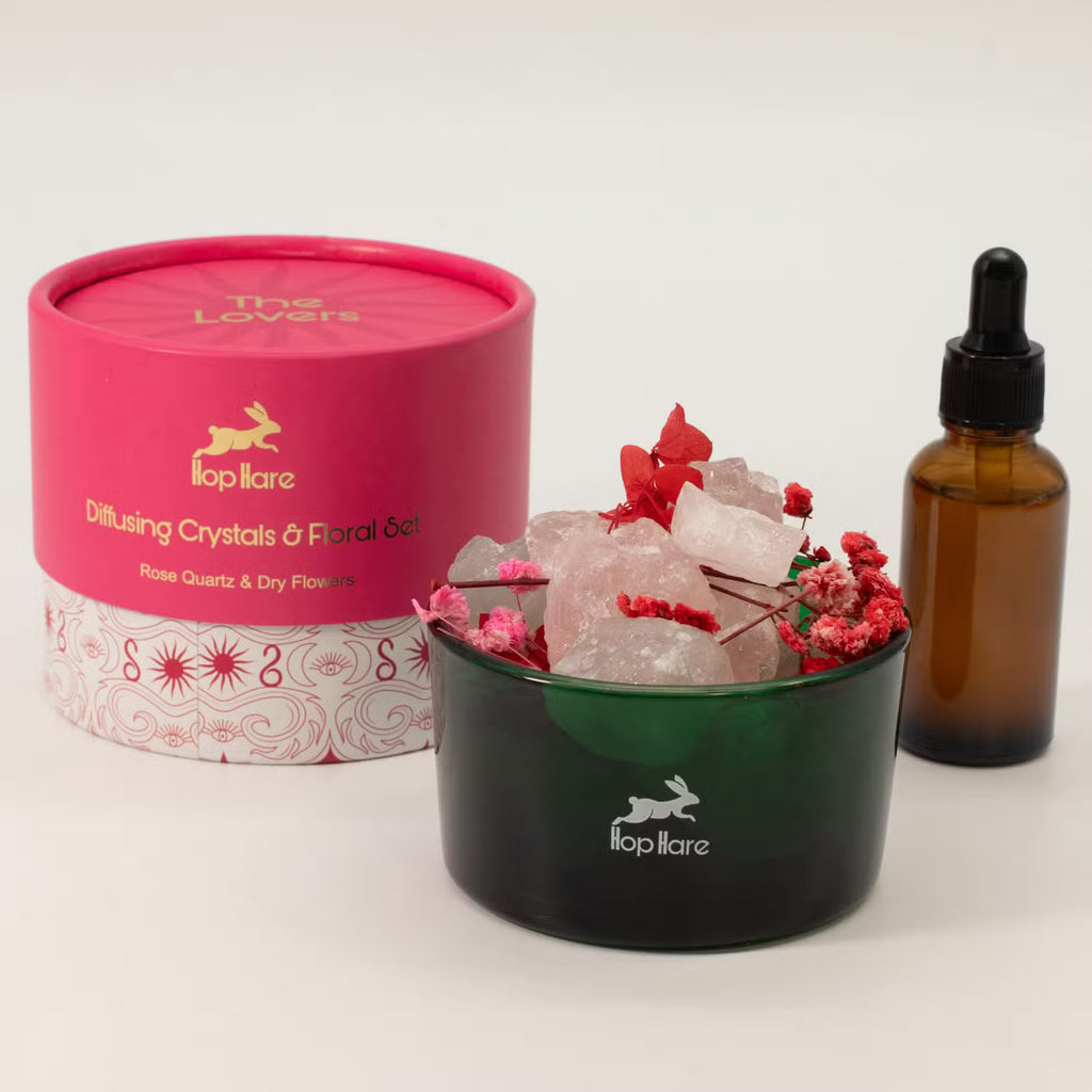 Ensemble De Cristaux Diffuseurs & Floraux Hop Hare - Les Amants