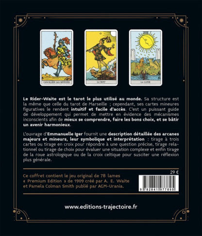 COFFRET - LE TAROT RIDER-WAITE Le livre + Le jeu original