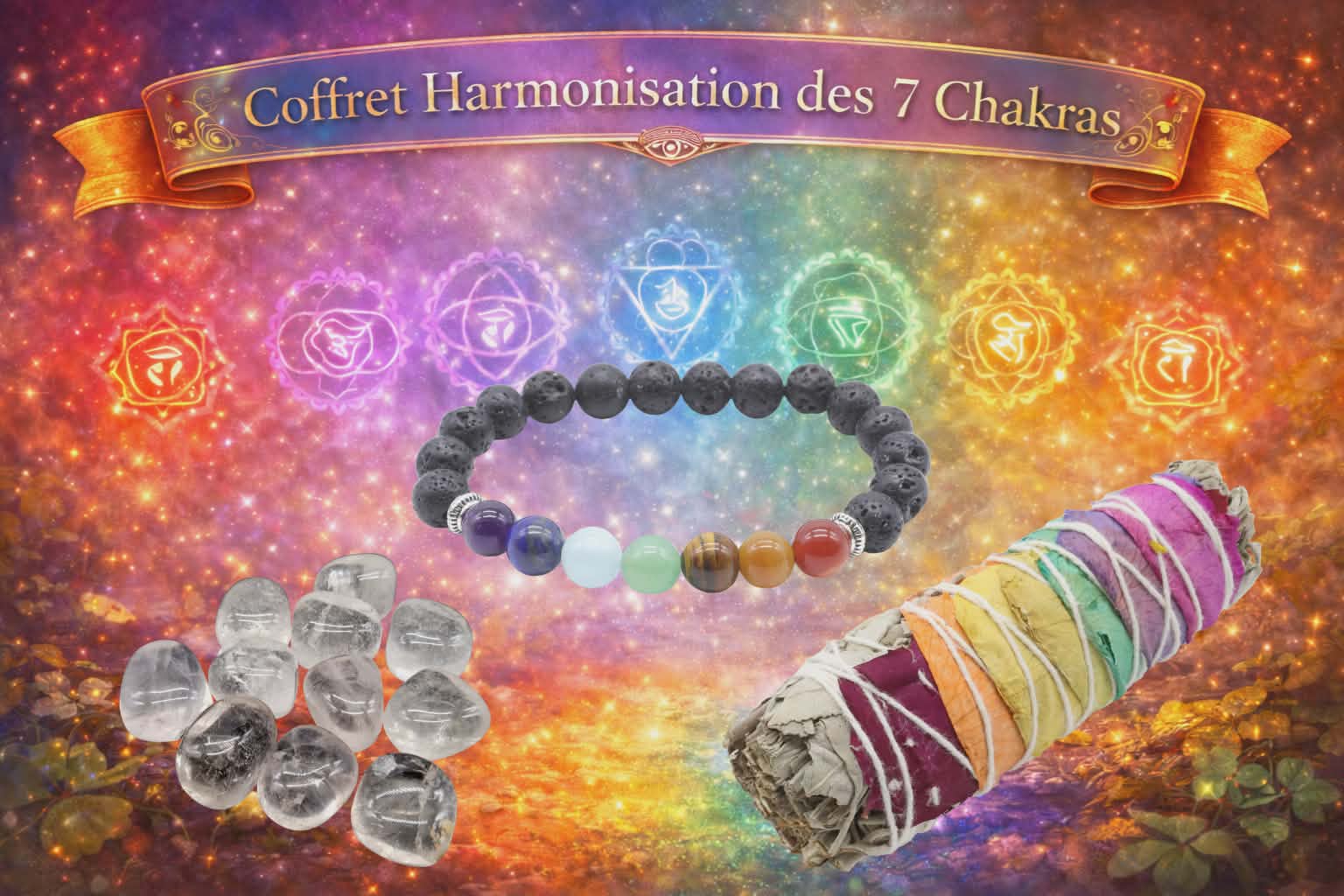 🌈 Coffret Harmonisation des 7 Chakras