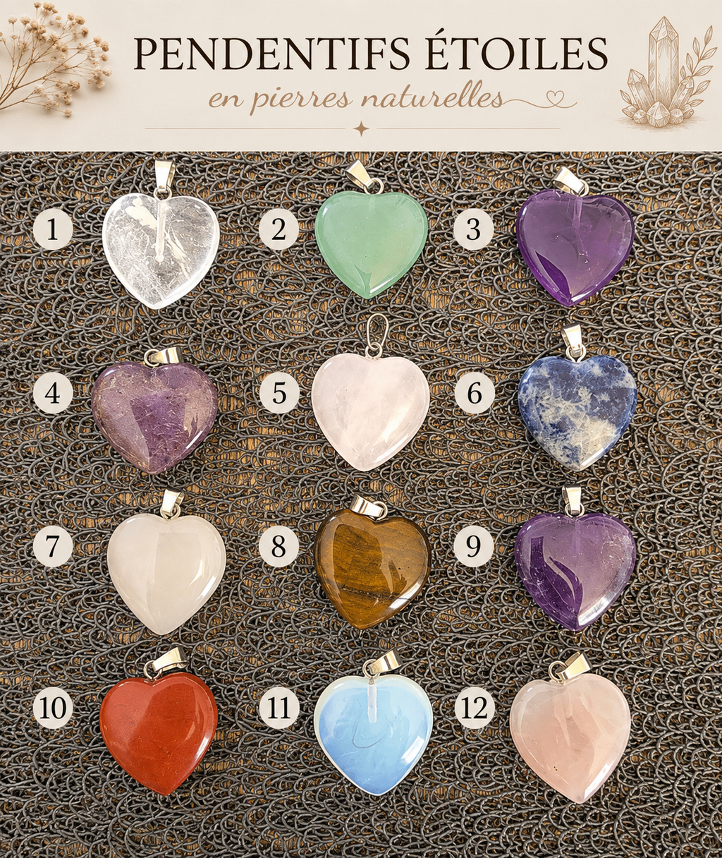 Collier Pendentif Coeur
