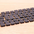 PERLES CARRÉES 12MM SHUNGITE AA ( lot de 10 )