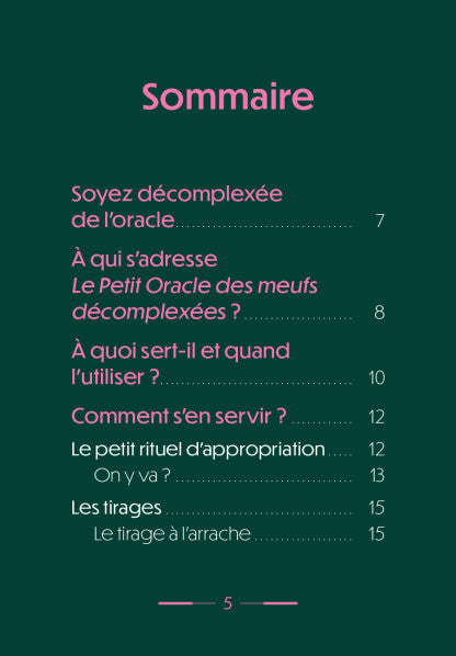 LE PETIT ORACLE DES MEUFS DECOMPLEXEES