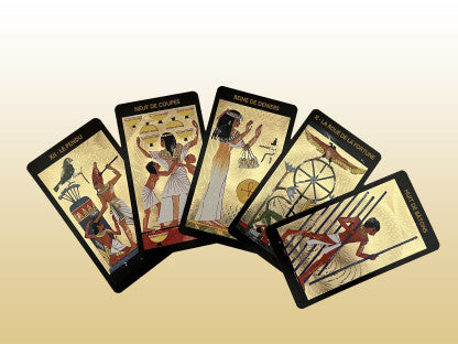 Le Tarot de Néfertari Doré Imp Or