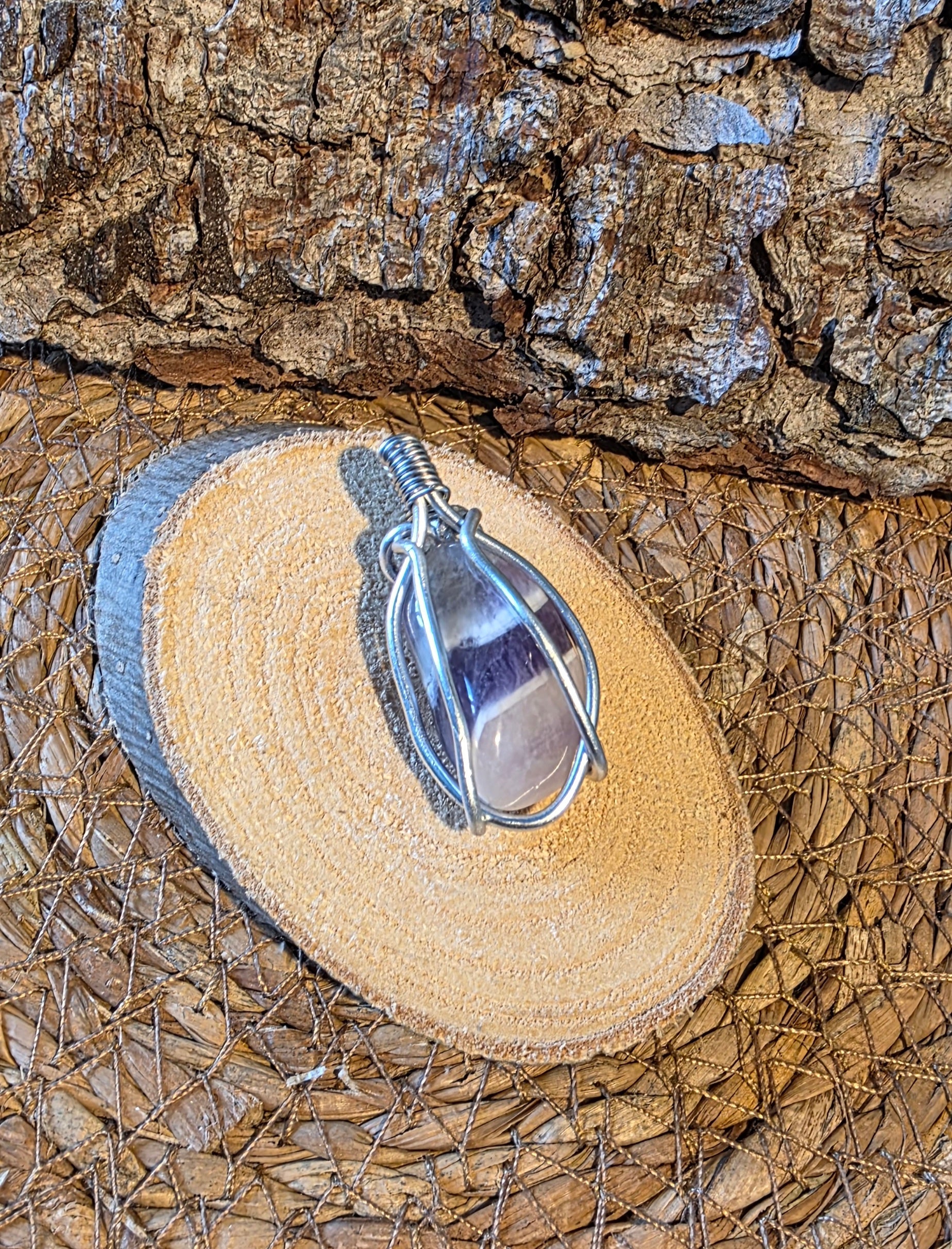 💜 Pendentif “Christiane” – Douceur & Élévation