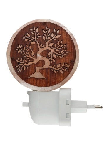 Lampe de sel avec prise