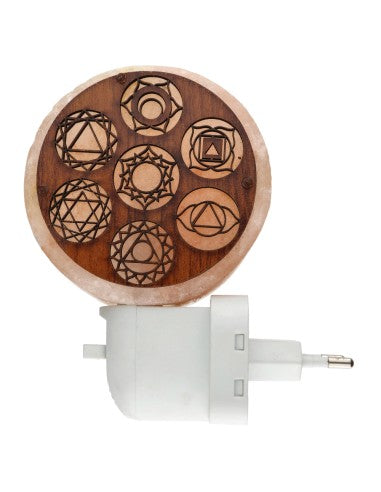 Lampe de sel avec prise